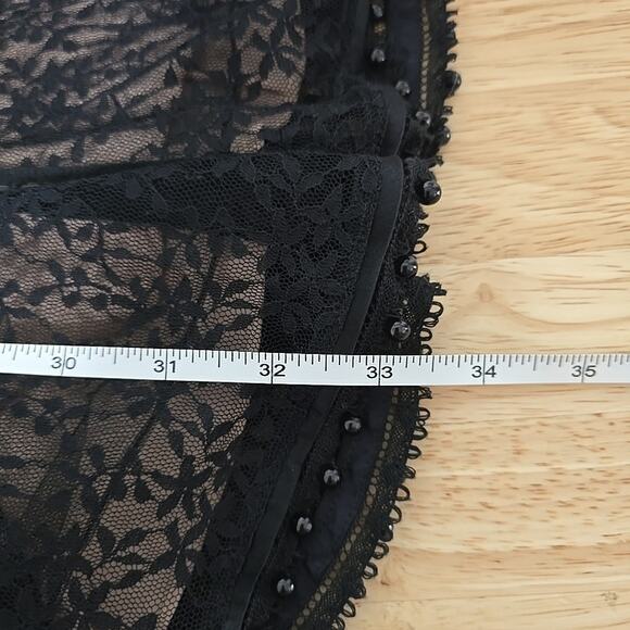 Alexander Wang Black Lace Paneled Short Cocktail Party Dress Size 4 MSRP $995 - Picture 8 of 9